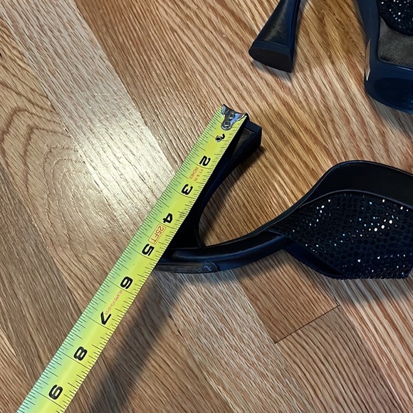 Jeffrey Campbell HollywoodJ Rhinestone Platform Sandals Size 8 - Picture 6 of 13